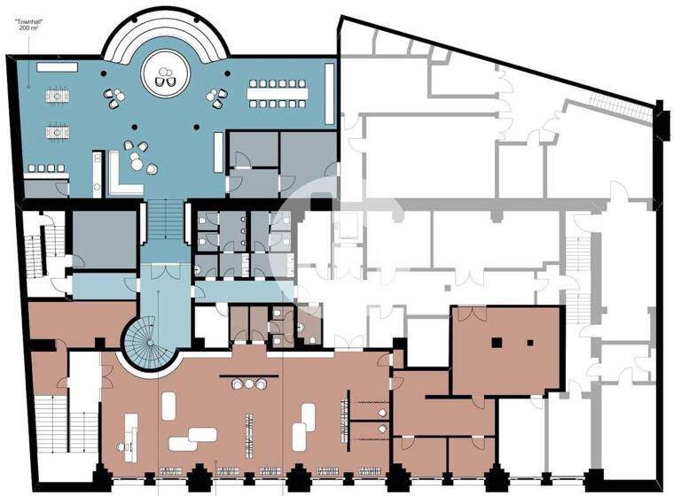 Bürofläche zur Miete provisionsfrei 500 m² Bürofläche teilbar ab 500 m² Gutleutviertel Frankfurt am Main 60329