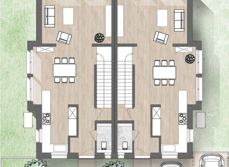 Doppelhaushälfte zum Kauf provisionsfrei 810.000 € 5 Zimmer 159,7 m² 245 m² Grundstück Forchheim Rheinstetten 76287