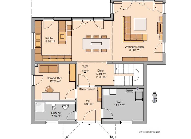 Einfamilienhaus zum Kauf provisionsfrei 444.900 € 5 Zimmer 184 m² 618 m² Grundstück Zimmernsupra 99100