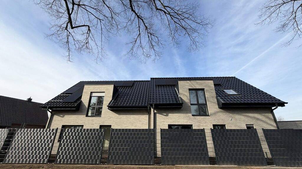 Doppelhaushälfte zur Miete - Erstbezug 1.350 € 3 Zimmer 102 m² 170 m² Grundstück Dingden Hamminkeln / Dingden 46499