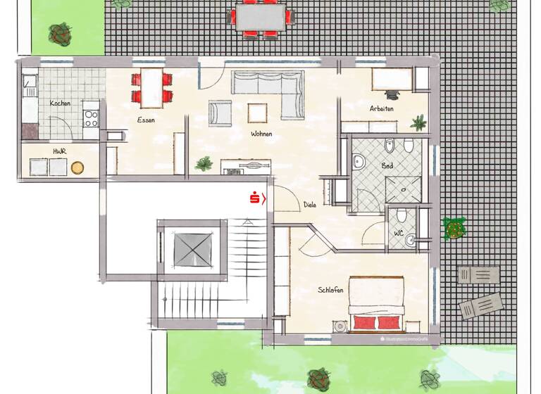 Penthouse zum Kauf 570.000 € 3,5 Zimmer 103 m²<br/>Wohnfläche 3.<br/>Geschoss Herzo Base Herzogenaurach 91074