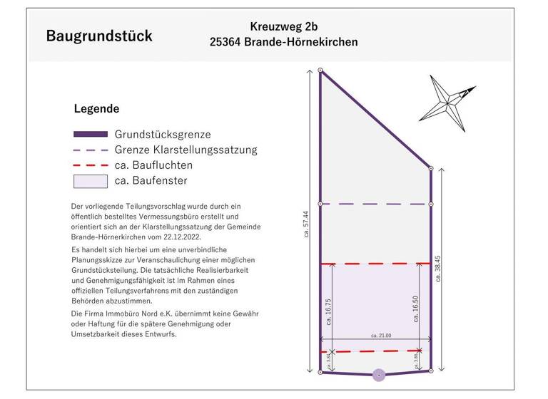 Grundstück zum Kauf 199.000 € 1.014 m² Grundstück Brande-Hörnerkirchen 25364