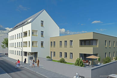 Terrassenwohnung zur Miete 1.290 € 2 Zimmer 75,2 m² 1. Geschoss Lechhausen - Süd Augsburg / Lechhausen 86165