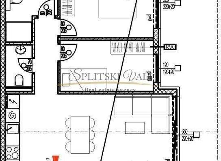 Wohnung zum Kauf 283.138 € 75 m² Okrug