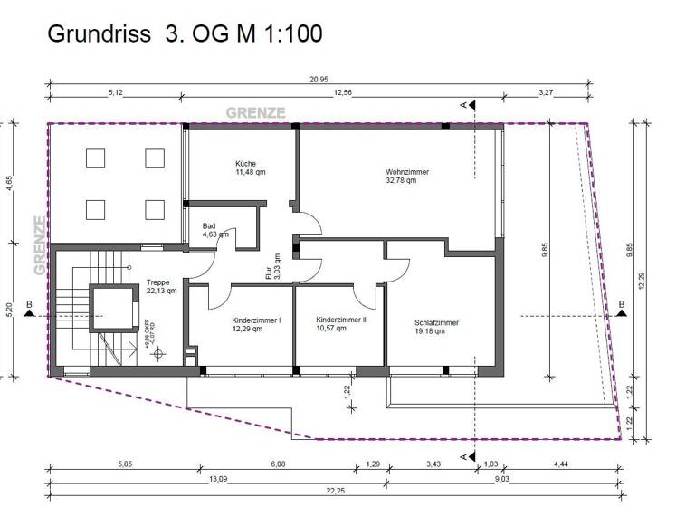 Büro-/Praxisfläche zur Miete 995 € 4 Zimmer 142,3 m²<br/>Bürofläche Cloppenburg Cloppenburg 49661
