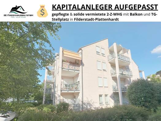 Wohnung zum Kauf 199.000 € 2 Zimmer 43 m² 1. Geschoss Plattenhardt Filderstadt 70794