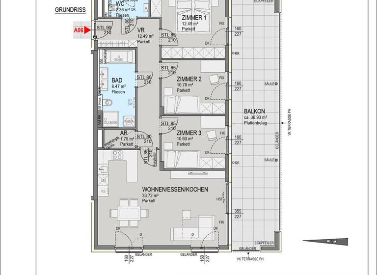 Wohnung zum Kauf 738.300 € 4 Zimmer 92,7 m² Velden am Wörthersee 9220