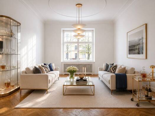 Wohnung zum Kauf 1.760.000 € 3,5 Zimmer 126,1 m² 1. Geschoss Schwabing-West München 80797