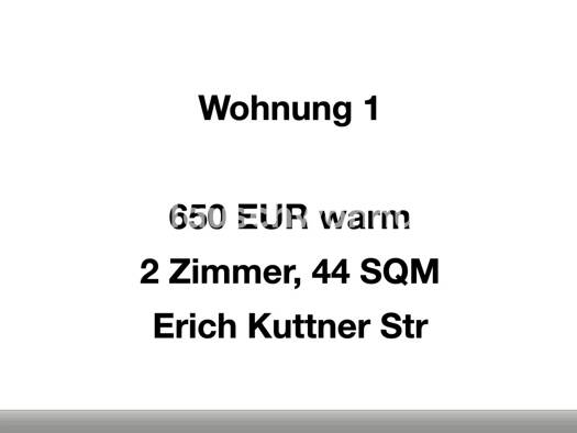 Wohnung zur Miete Tauschwohnung 550 € 2 Zimmer 44 m² Alt-Hohenschönhausen Lichtenberg 10369