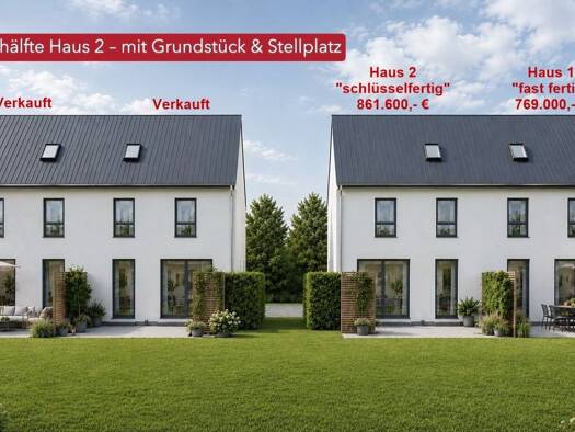 Doppelhaushälfte zum Kauf 861.600 € 5 Zimmer 124 m² 208 m² Grundstück Berliner Straße 5 Fürstenberg Konstanz 78467