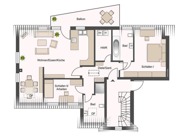 Wohnung zum Kauf 369.000 € 3 Zimmer 94 m² Hilden 40724