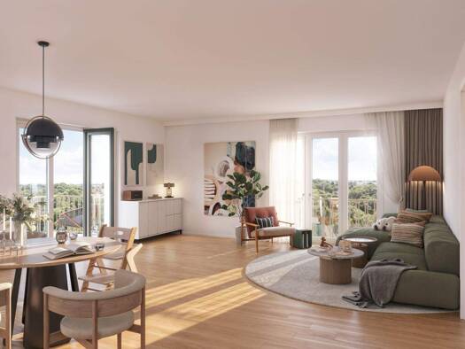 Wohnung zum Kauf - Neubau provisionsfrei 836.900 € 4 Zimmer 83,6 m² 2. Geschoss Lerchenauer Straße Ecke Georg-Zech-Allee 280 Feldmoching-Hasenbergl München 80995