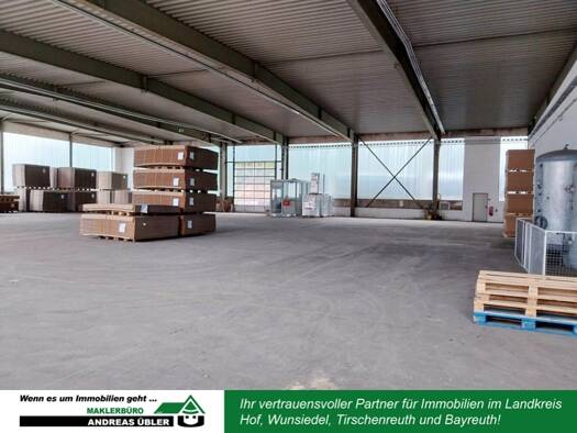 Lagerhalle zur Miete 4.320 € 1.600 m² Lagerfläche Thiersheim 95707