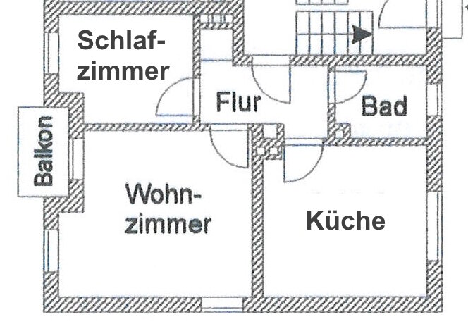 Wohnung zur Miete 300 € 2 Zimmer 48,6 m²<br/>Wohnfläche Reitenstein Bad Kötzting 93444