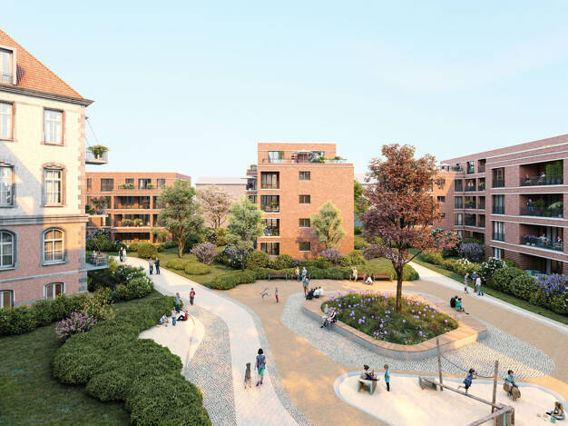 Wohnung zum Kauf - Neubau provisionsfrei 665.000 € 3 Zimmer 97 m² 2. Geschoss frei ab sofort Herrenhäuser Kirchweg Nordstadt Hannover 30167