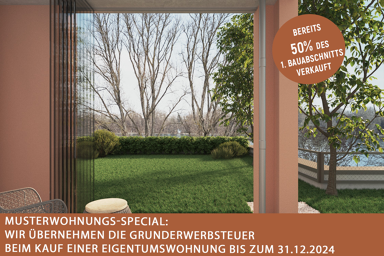 Terrassenwohnung zum Kauf provisionsfrei 449.500 € 2 Zimmer 55,6 m² EG Dr.-Friedrich-Kirchhoff-Straße Weisenau Mainz 55130