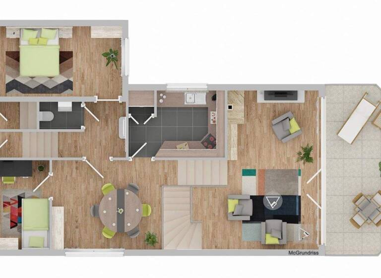 Wohnung zum Kauf 329.000 € 4,5 Zimmer 129 m² Rothenbergen Gründau 63584