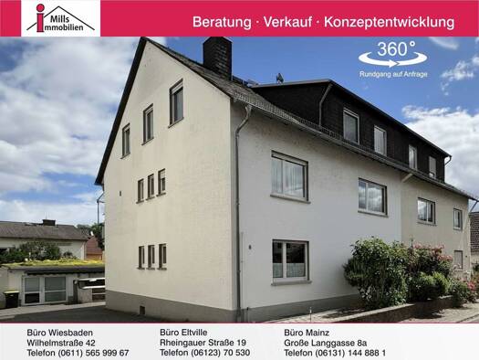 Doppelhaushälfte zum Kauf 640.000 € 10 Zimmer 260 m² 380 m² Grundstück Oestrich Oestrich-Winkel 65375