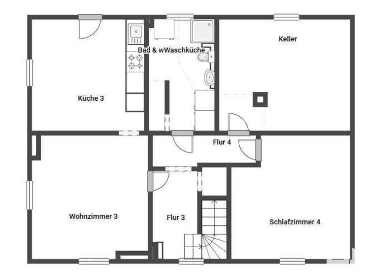 Mehrfamilienhaus zum Kauf 479.000 € 5 Zimmer 199,8 m² 1.033 m² Grundstück Großenritte Baunatal 34225
