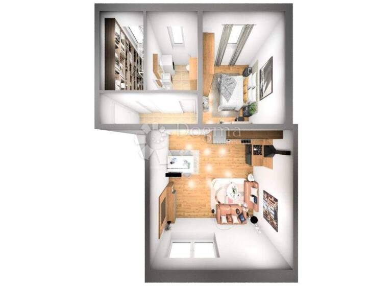 Wohnung zum Kauf 234.000 € 2 Zimmer 62 m² Buje