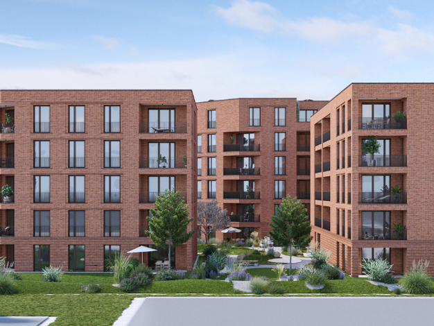 Wohnung zum Kauf - Neubau provisionsfrei 770.000 € 3 Zimmer 82,4 m² 1. Geschoss Eugen-Martin-Straße 19a Brühl Freiburg im Breisgau 79106