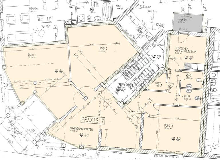 Bürofläche zum Kauf 85.000 € 3 Zimmer 125 m² Bürofläche Leipziger Straße 18 Meerane 08393
