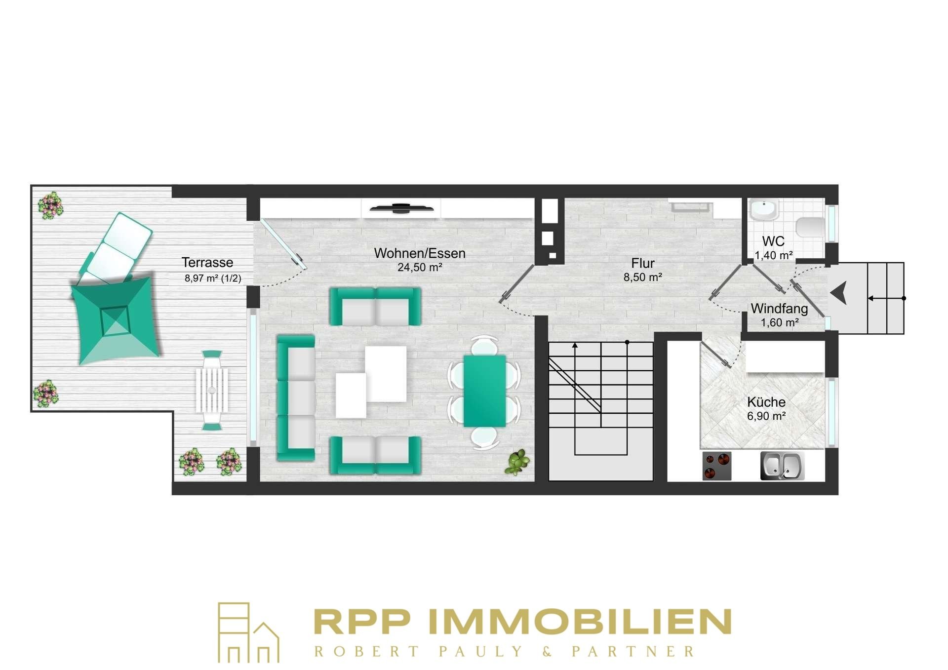 Reihenmittelhaus zum Kauf 740.000 € 4 Zimmer 130,1 m²<br/>Wohnfläche 167 m²<br/>Grundstück Gartenstadt Trudering München 81825