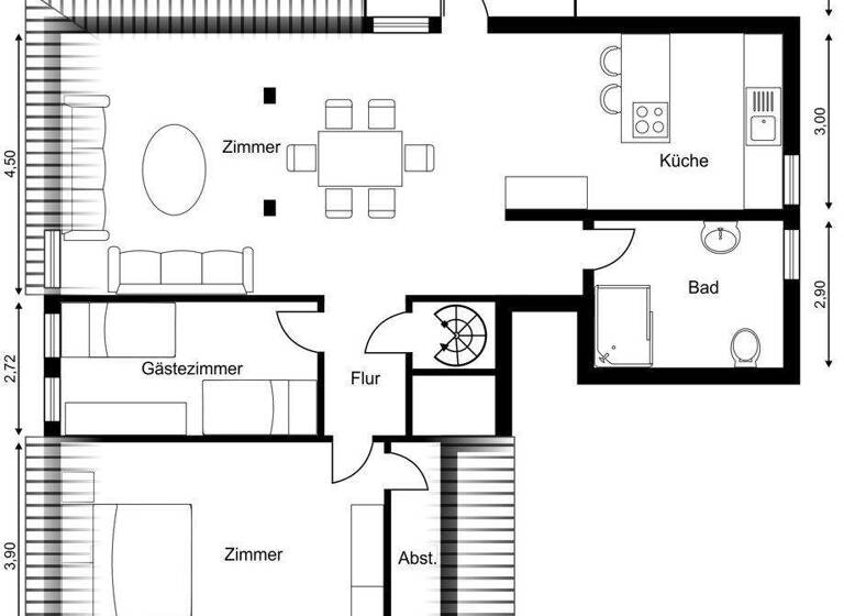 Wohnung zur Miete 1.997 € 3 Zimmer 90 m² EG frei ab sofort Niendorf/Ostsee Timmendorfer Strand 23669