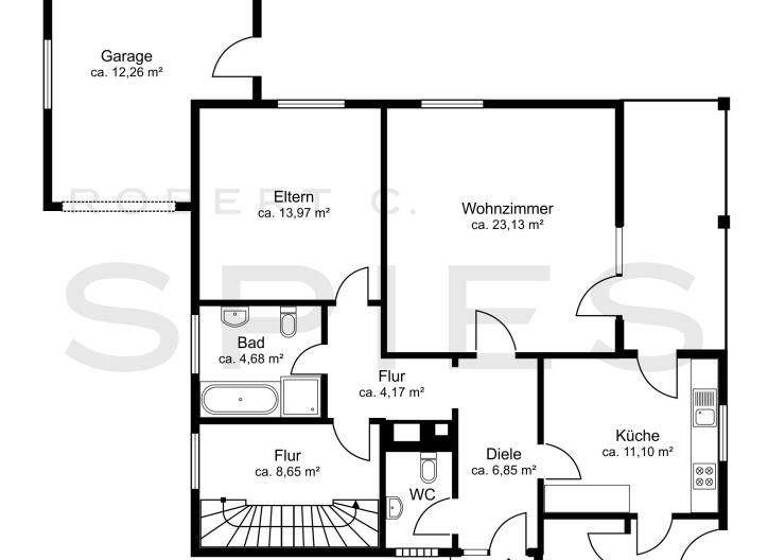 Einfamilienhaus zum Kauf 395.000 € 5 Zimmer 145 m² 391 m² Grundstück Eversten Oldenburg 26131