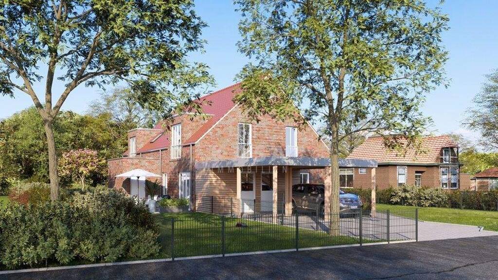 Doppelhaushälfte zum Kauf - Erstbezug 329.000 € 5 Zimmer 112,7 m² 619 m² Grundstück frei ab 01.06.2026 Holthusen Weener / Tichelwarf 26826
