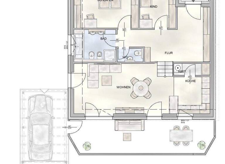 Terrassenwohnung zum Kauf 309.000 € 3,5 Zimmer 104 m² Bad Bramstedt 24576