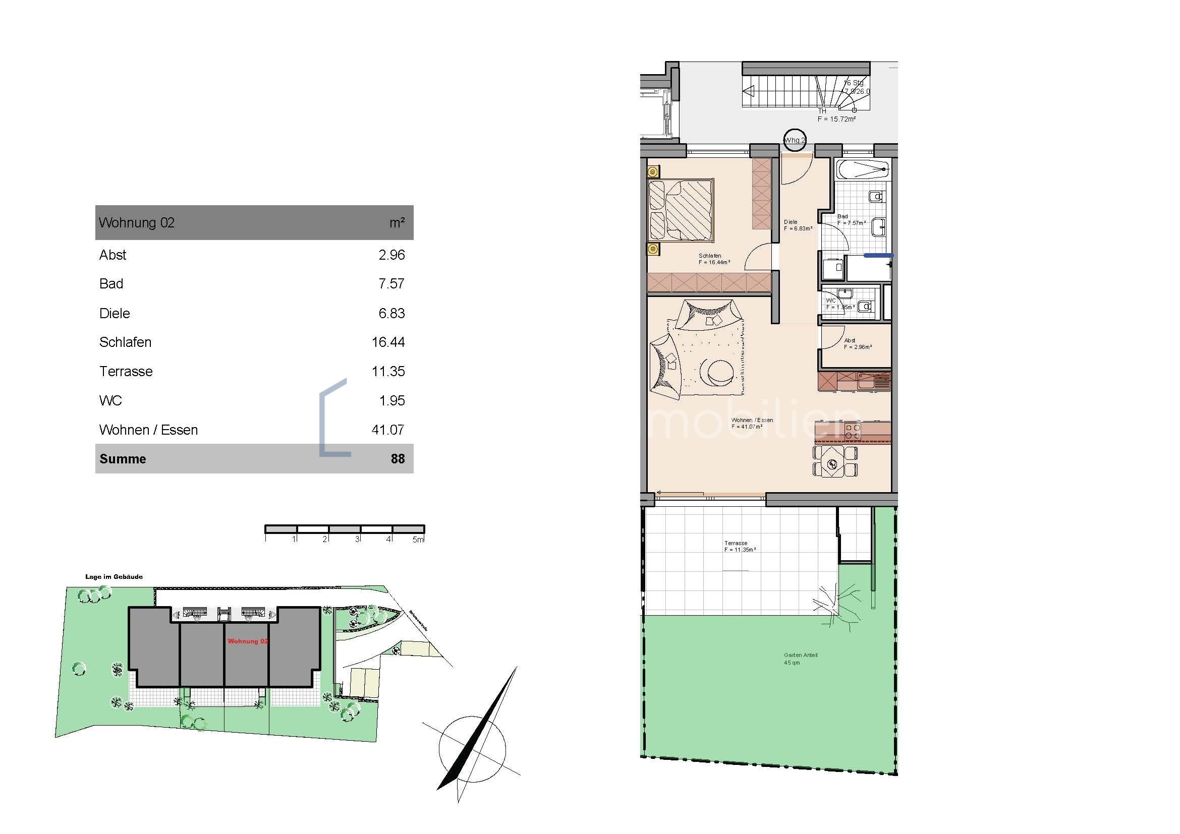 Terrassenwohnung zum Kauf provisionsfrei 469.800 € 2 Zimmer 87 m²<br/>Wohnfläche EG<br/>Geschoss Entensee Rückersdorf 90607