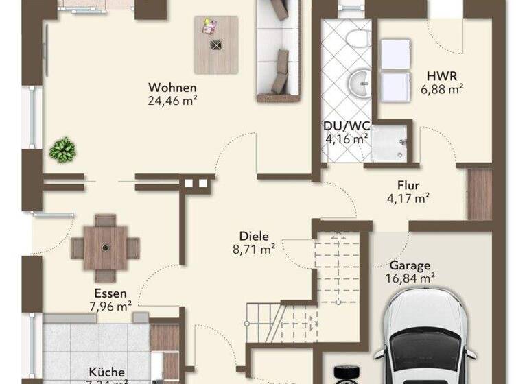 Doppelhaushälfte zum Kauf 299.000 € 4,5 Zimmer 125 m² 646 m² Grundstück Weddewarden Bremerhaven 27580