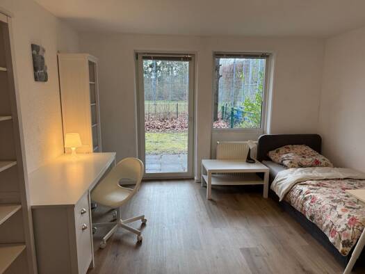 Terrassenwohnung zur Miete 500 € 1 Zimmer 27,2 m² Geschoss EG/3 frei ab sofort Teutonenweg 1 St. Lorenz Süd Lübeck 23558