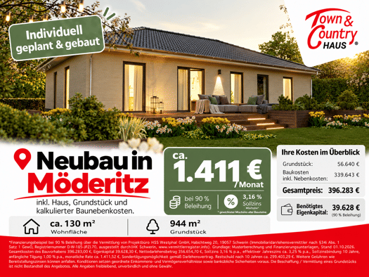 Haus zum Kauf 327.890 € 5 Zimmer 130 m² 944 m² Grundstück Möderitz Parchim 19370