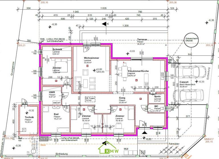 Haus zum Kauf 490.000 € 4 Zimmer 175,1 m² 629 m² Grundstück Hadersdorf am Kamp 3493