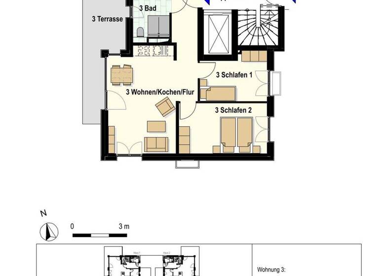 Wohnung zum Kauf - Erstbezug 595.000 € 3 Zimmer 66,2 m² EG Wellingsbüttel Hamburg 22391
