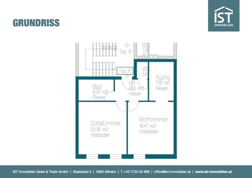 Wohnung zur Miete 550 € 2 Zimmer 55 m²<br/>Wohnfläche 2.<br/>Geschoss ab sofort<br/>Verfügbarkeit Obernberg am Inn 4982