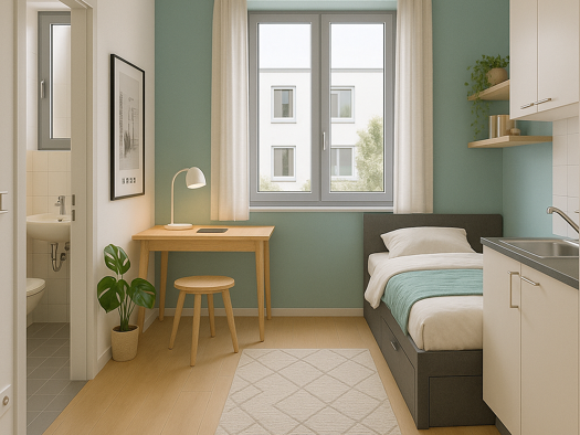 Wohnung zum Kauf provisionsfrei als Kapitalanlage geeignet 139.000 € 1 Zimmer 17 m² Ailingerstr. 55 Friedrichshafen 88046