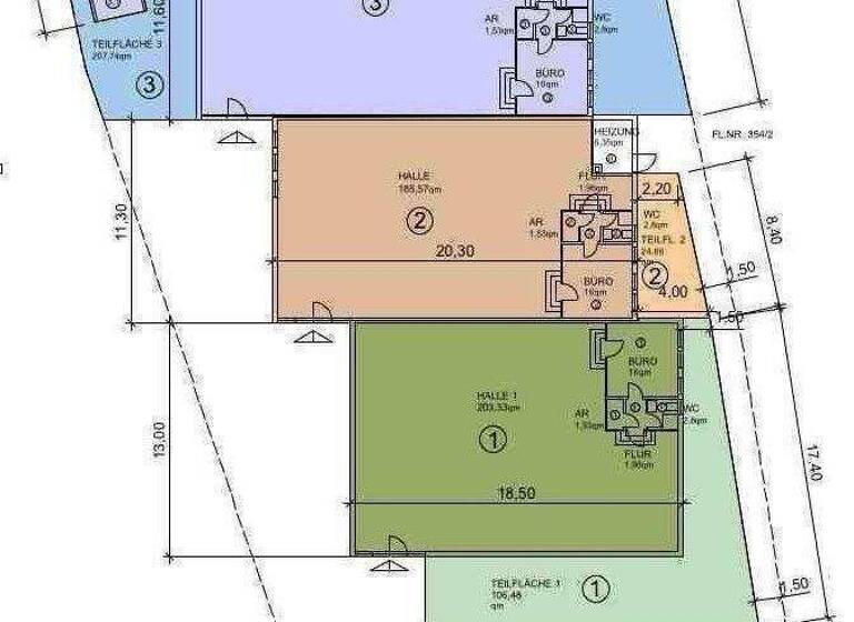 Lagerhalle zum Kauf 525.000 € 207 m² Lagerfläche teilbar von 207 m² bis 207 m² Unterfarrnbach Fürth 90768