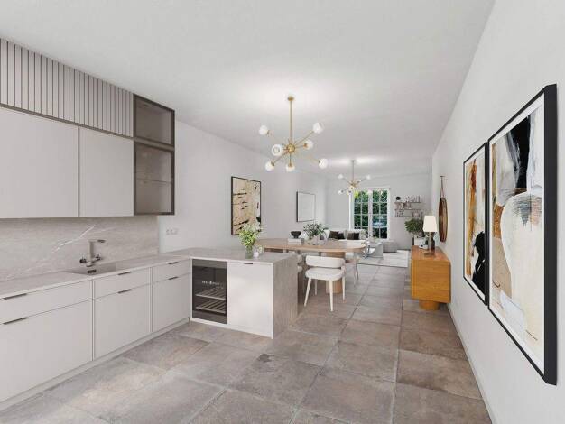 Wohnung zur Miete 1.000 € 2 Zimmer 105 m² EG Heutauer Straße 23 Unterheutau Siegsdorf 83313