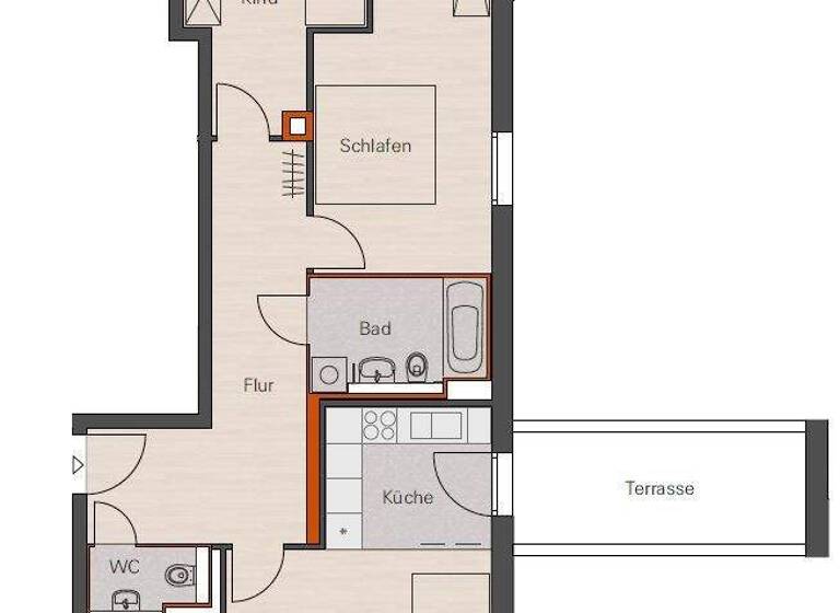 Wohnung zur Miete 1.281 € 3 Zimmer 84,3 m² 2. Geschoss Georg-Holzbauer-Str. 1 St Jobst Nürnberg 90491