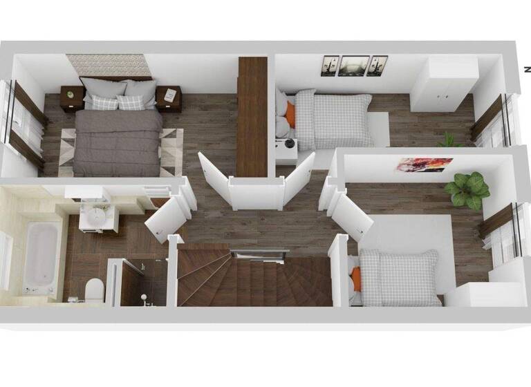 Doppelhaushälfte zum Kauf - Erstbezug 771.370 € 5,5 Zimmer 136,4 m² 245 m² Grundstück Leinfelden Leinfelden-Echterdingen 70771