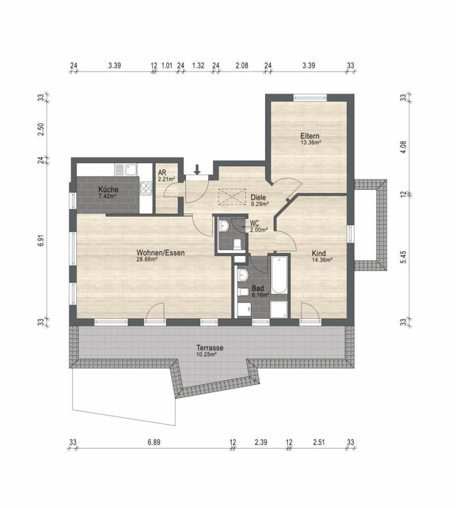 Wohnung zum Kauf 360.000 € 3 Zimmer 91 m²<br/>Wohnfläche Ronhof 154 Fürth 90765