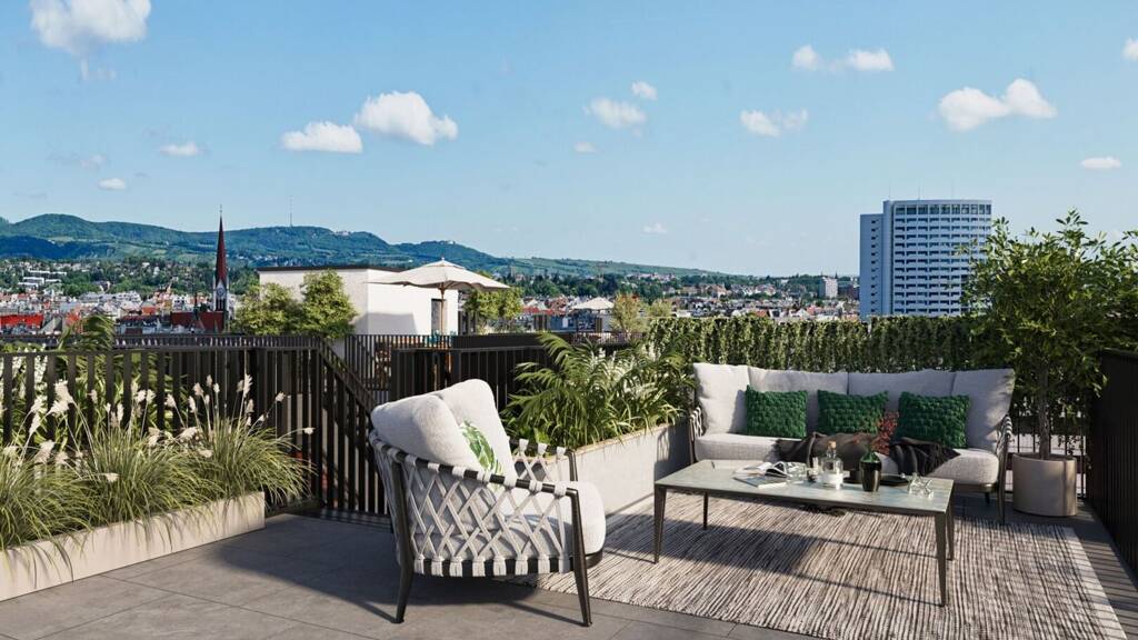 Wohnung zum Kauf - Erstbezug 352.300 € 2 Zimmer 43,9 m² 6. Geschoss Roseggergasse 2-8 Wien 1160