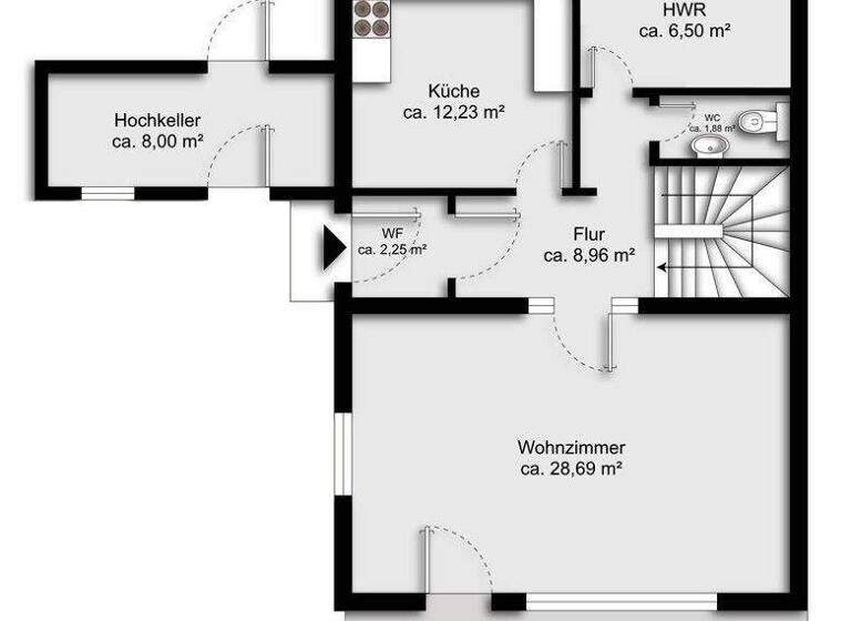 Einfamilienhaus zum Kauf 225.000 € 4 Zimmer 113 m² 322 m² Grundstück Burgdamm Bremen 28719