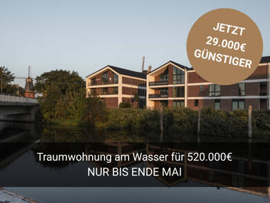 Wohnung zum Kauf provisionsfrei 520.000 € 3 Zimmer 124,1 m² 1. Geschoss Raiffeisenstraße 2b, Nummer 9 Süderneuland I Norden 26506