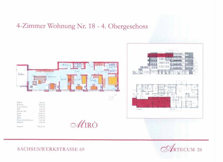 Wohnung zum Kauf 398.000 € 4 Zimmer 108,2 m² 4. Geschoss Leuben Dresden 01257