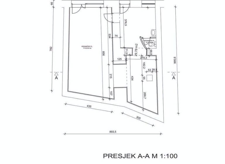 Bürofläche zum Kauf 99.000 € 2 Zimmer 55 m² Bürofläche Vodice 22211
