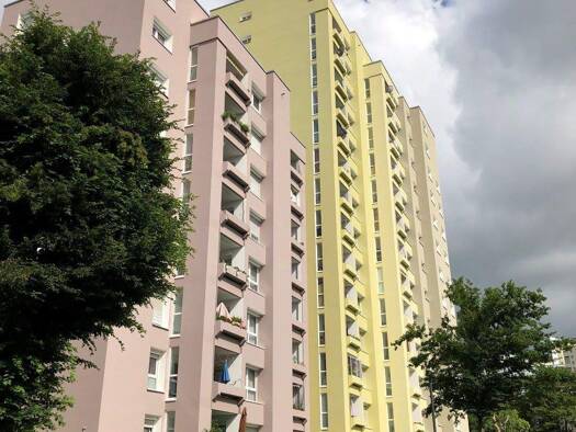 Wohnung zur Miete nur mit Wohnberechtigungsschein 665 € 3,5 Zimmer 75,7 m² 4. Geschoss frei ab 01.04.2026 Pelikanstraße 38 Neugereut Stuttgart 70378